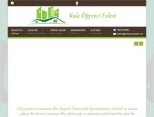 Tablet Screenshot of kuleogrencievleri.com
